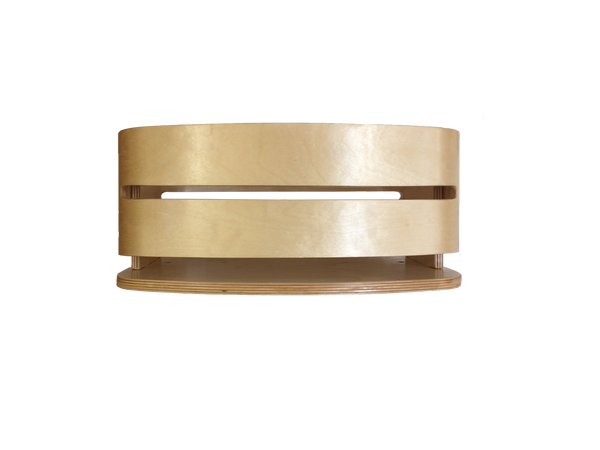 Bent ply cargo bike bin