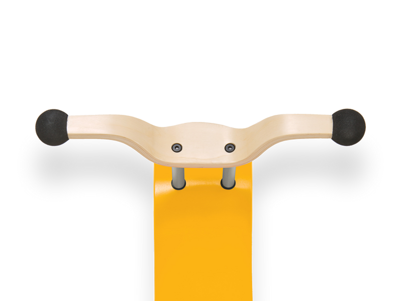 yellow wooden mini-flip top