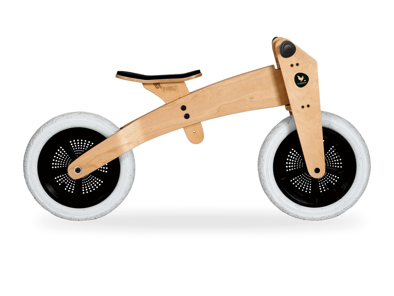 Natural Wooden 2 wheel running bike