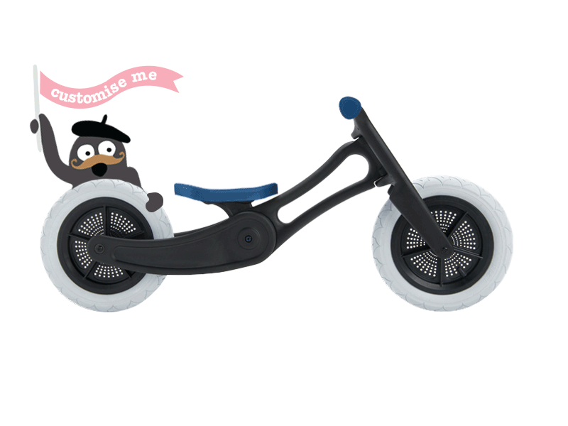 Recycled Black 2-in-1 Balance Bike (Return)