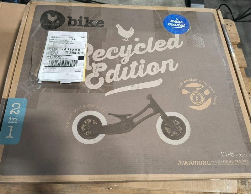 Recycled Black 2-in-1 Balance Bike (Return)
