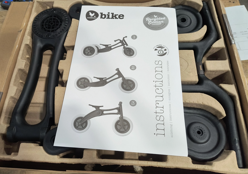 Recycled Black 2-in-1 Balance Bike (Return)