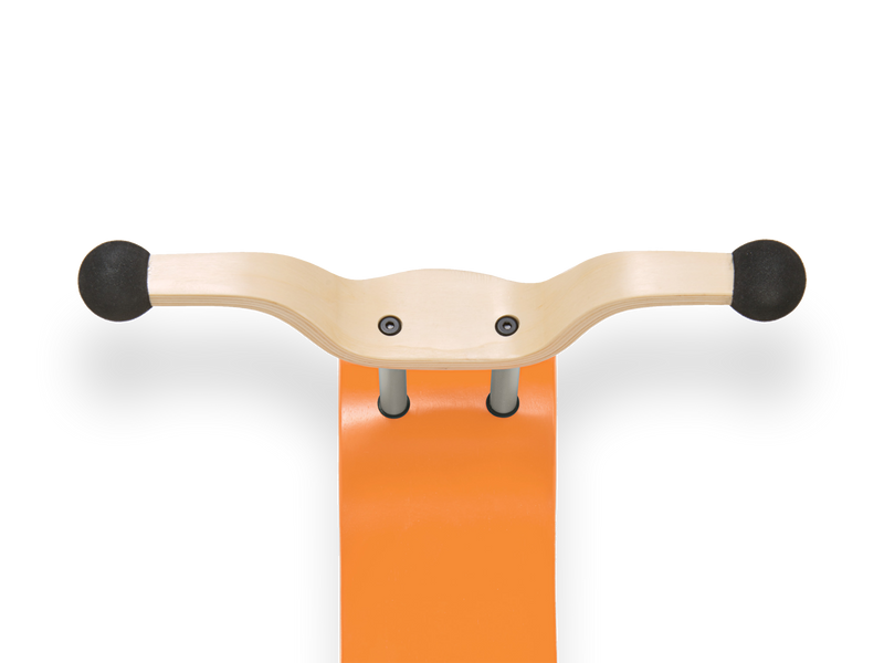 orange wooden mini-flip top