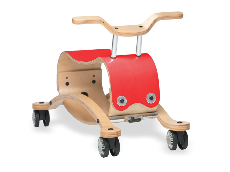 Red Wooden ride-on toy