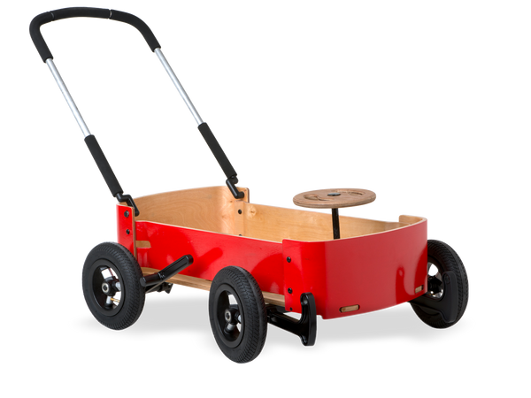 Red wooden wagon 