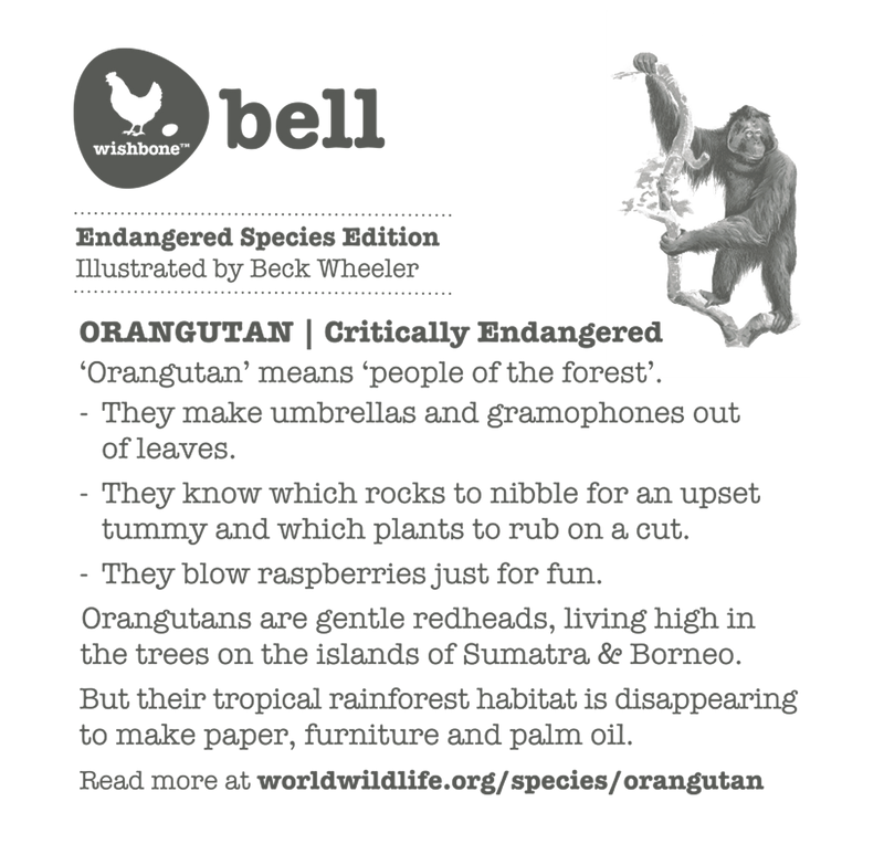 Wishbone clearance bike bell